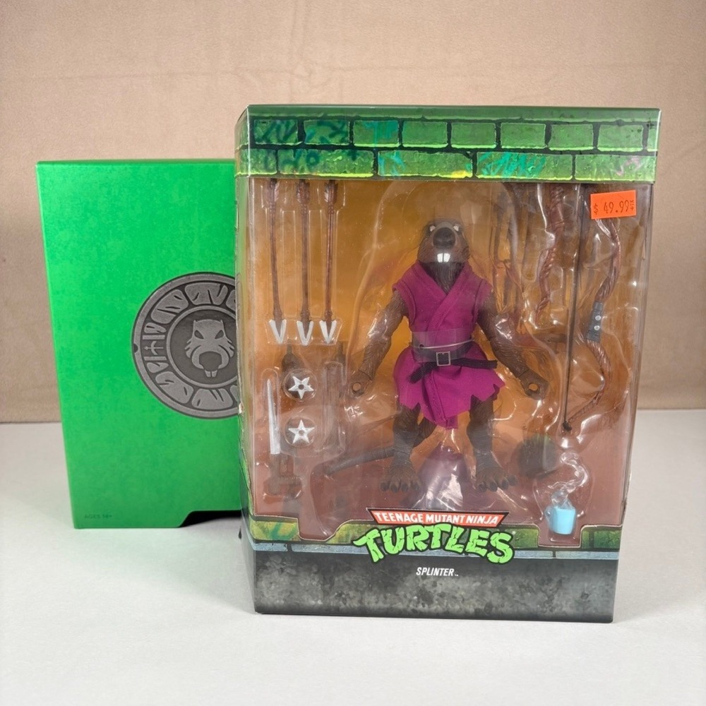 Super7 TMNT Ultimates Splinter Action Figure Wave 1‎ Master 7in NIB READ